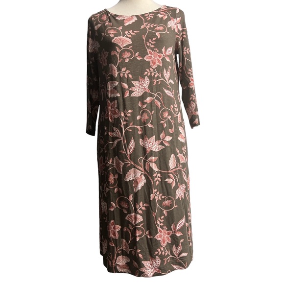 J.Jill women long sleeve floral dress - Picture 5 of 9